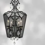 744157 Люстра CASTELLO 5х40W E14 ЧЕРНЫЙ/ЗОЛОТО Lightstar