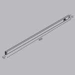 Трековый светильник Basis Levity 3000К 15Вт 100°, TR190-1-15W3K-B. TM Maytoni