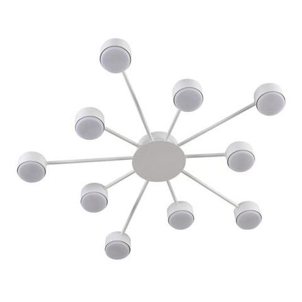 8343/10C COMFI белый, металл Люстра GX53 LED 10*7W 220V TORINA