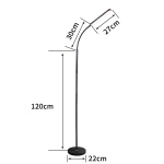 00089-0.6-01 BK светильник напольный Reluce, LED