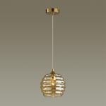 5285/1 SUSPENTIONI LN23 134 латунь, янтарный Подвес E27 1*60W 220V MONTY