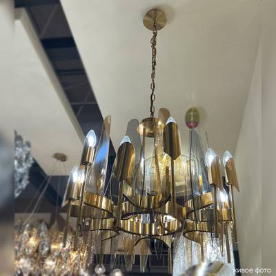Люстра Crystal Lux CASA SP-PL12 BRASS 1350/312