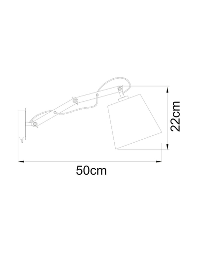 Бра Arte Lamp PINOCCHIO A5700AP-1WH, 1хE14