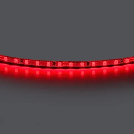 420511 Лента LIGHTSTAR LED 24V 12W 120leds/M 1600 LM/M красный IP20 1шт = 5м
