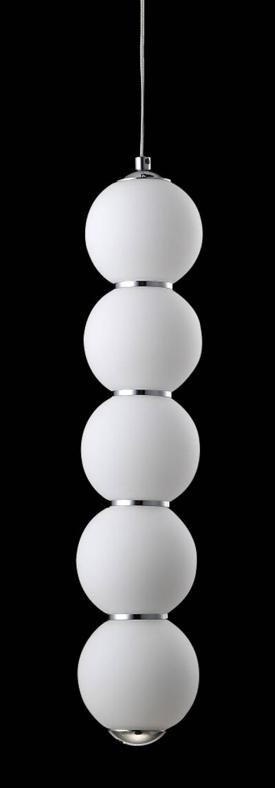 Светильник подвесной Crystal Lux DESI SP5 CHROME/WHITE 0470/205