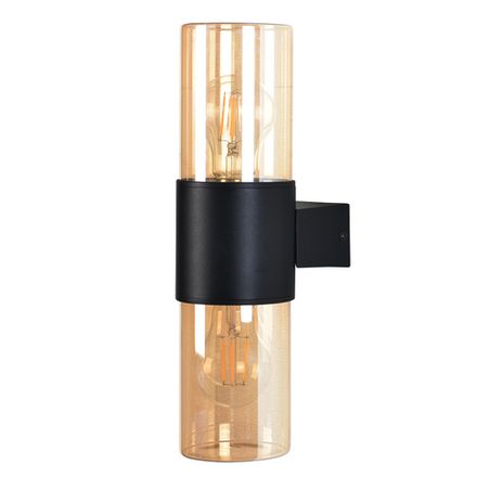 Уличный настенный светильник Arte lamp SEGINUS A6515AL-2BK, 2хE27