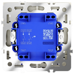 VLS020204 Выключатель встраиваемый VOLTUM S70 двухклавишный с подсветкой 10А, (шелк) (ТМ Maytoni)
