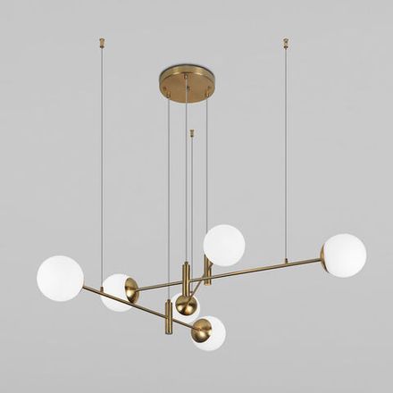 Умный подвесной светильник 70146/6 латунь