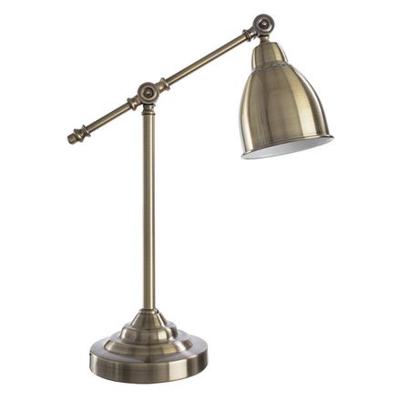 Офисная настольная лампа Arte Lamp BRACCIO A2054LT-1AB, 1хE27
