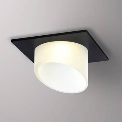 370898 SPOT NT22 318 черный Светильник встраиваемый IP20 GU10 9W 220V LIRIO