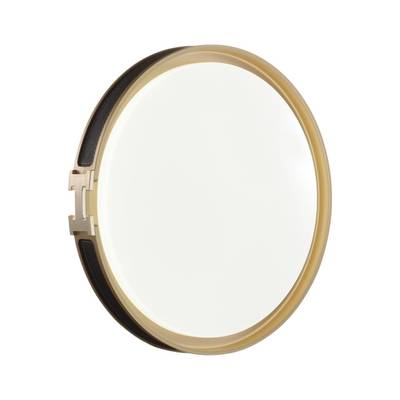 7667/DL COLOR SN 132 Светильник пластик/белый/черный/золотой LED 48Вт 4000К D405 IP43 FAVEMO BLACK