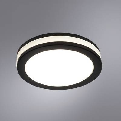 Точечный встраиваемый светильник Arte Lamp TABIT A8430PL-1BK, 1хLED