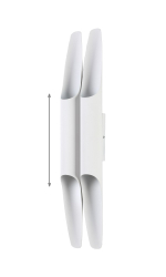 Бра Crystal Lux CLT 332W4-V2 WH-WH 1401/468