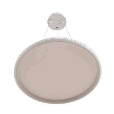 8380/45L LEDIO LN белый, металл/акрил Умная люстра подвесная с ПДУ и голосовым управлением LED 45W 3000-6500К 220V ALIS SMART