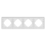 Рамка стеклянная FRM-OMALI-SFGS-4-WH (Arlight, -)