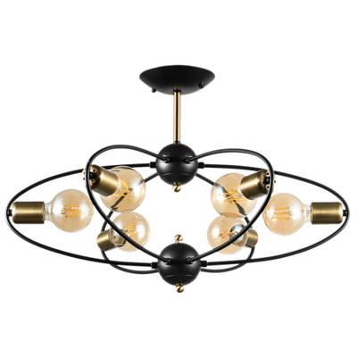 Потолочная люстра Arte Lamp GLASGOW A1963PL-6BK, 6хE27