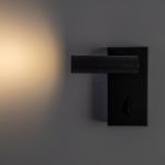 Citilux Декарт CL704351 LED Светильник поворотный с выключателем Чёрный