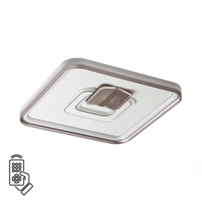 7786/85L PIKO LED SN 607 Светильник металл/белый/бронза LED 85Вт 3000-6500K 490х490 IP20 пульт ДУ GEMINI