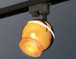 Комплект трекового однофазного светильника с подсветкой XT1105002 PYG/SBK/CF золото желтое полированное/черный песок/кофе MR16 GU5.3 LED 3W 4200K (A2521, C1105, N7195)