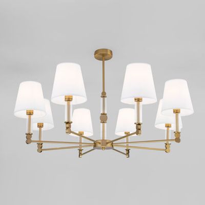 Умная потолочная люстра 60145/8 латунь