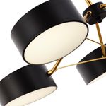 SLE6005-402-03 Светильник потолочный Черный, Золотистый/Черный LED 3*10W