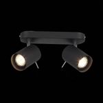 SL597.401.02 Спот ST-Luce Черный, Хром/Черный GU10 LED 2*3W