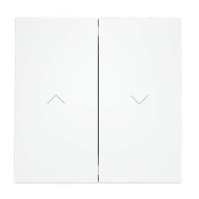 VLS020702 Выключатель встраиваемый VOLTUM S70 для жалюзи 10А, (белый матовый). (ТМ Maytoni)