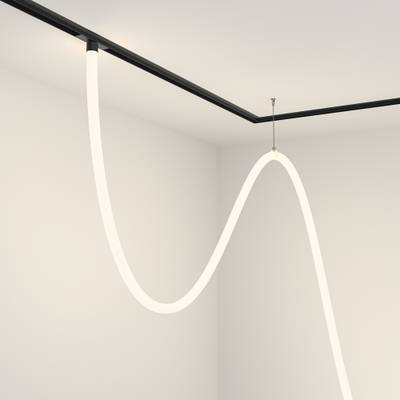 Трековый подвесной светильник Tau Exility 4000K 100Вт 360°, TR101-2-100W4K-B. TM Maytoni