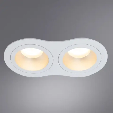 Точечный встраиваемый светильник Arte Lamp ALKES A2161PL-2WH, 2хGU10