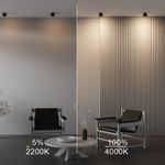 Встраиваемый светильник Onda 2200-4000K 12Вт 120°, DL024-12W-DTW-B. TM Maytoni