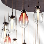 805289 Люстра COLORE LED 28х4W 5600LM КОФЕЙНЫЙ/МУЛЬТИКОЛОР 3000K Lightstar