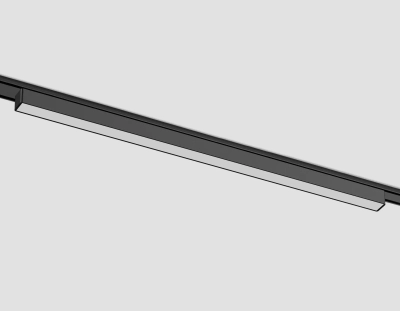 Светильник светодиодный трековый для шинопровода Magnetic Ultra Slim GV1455 BK черный IP20 20W 4200K 48V 615*26*24