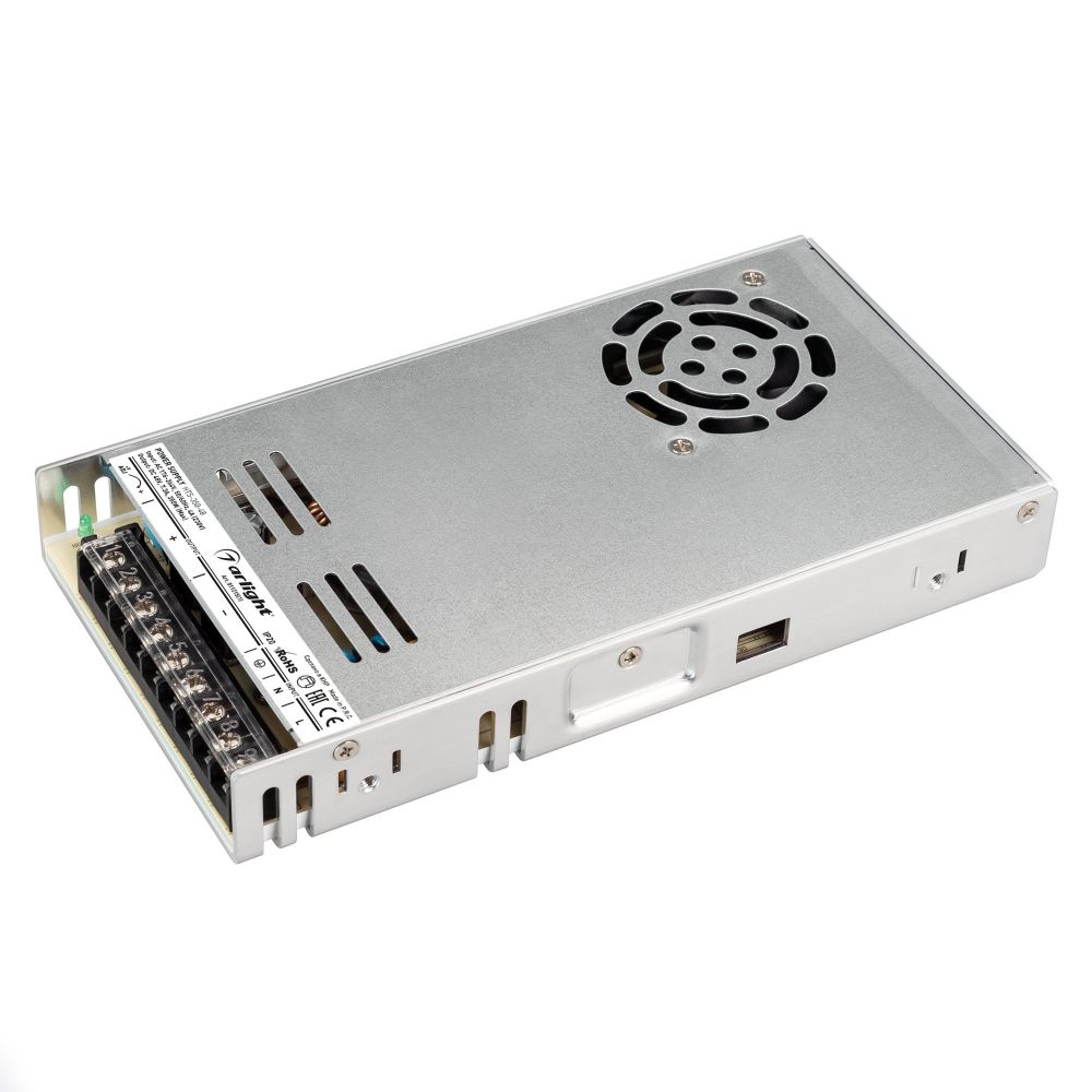 Блок питания HTS-350-48 (48V, 7.3A, 350W) (Arlight, IP20 Сетка, 3 года) Блок питания HTS-350-48 (48V, 7.3A, 350W) (Arlight, IP20 Сетка, 3 года)