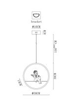 Подвесной светильник Arte Lamp PARADISE A6065SP-1WH, LED