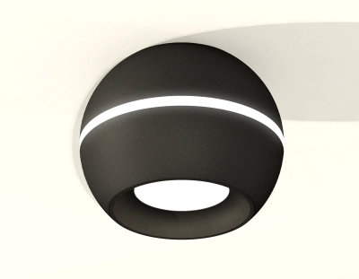 Комплект накладного светильника XS1102001 SBK черный песок MR16 GU5.3 LED 3W 4200K (C1102, N7021)