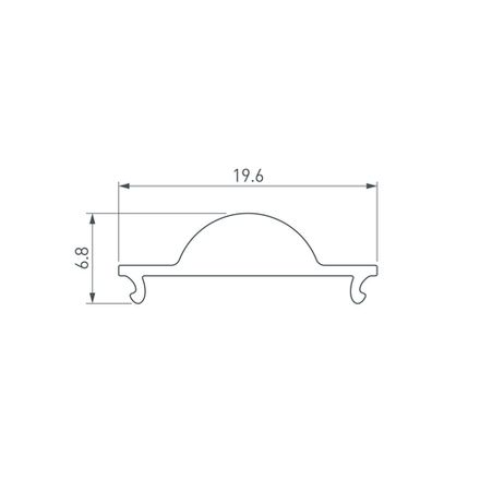 Экран ARH-WIDE-B-H20-2000 Lens Clear-PM (Arlight, Пластик)