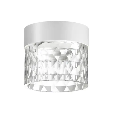 358997 OVER NT23 386 белый Светильник накладной светодиодный IP20 LED 4000K 10W 85-265V AURA
