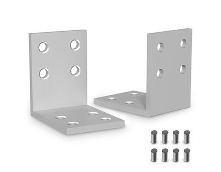 Уголок для закладных профилей Magnetic standard 48V 10mm GL2020 AL алюминий 40*30*40 2 шт