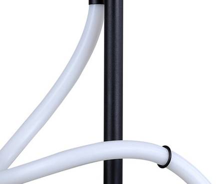 08040-1A,19(4000K) Подвес Далия черный d30 h120 Led 24W (4000К)