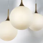 813032 Подвес GLOBO 1х40W E14 gold/white Lightstar