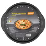 Форма для пиццы PIZZA P-02, диам 33 см (с ручками)