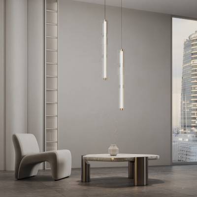 Светодиодный подвесной светильник с регулировкой цветовой температуры 2700/3000/4200 К 304071 LED латунь