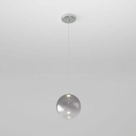 Подвесной светодиодный светильник со стеклянным плафоном 50231/1 LED дымчатый