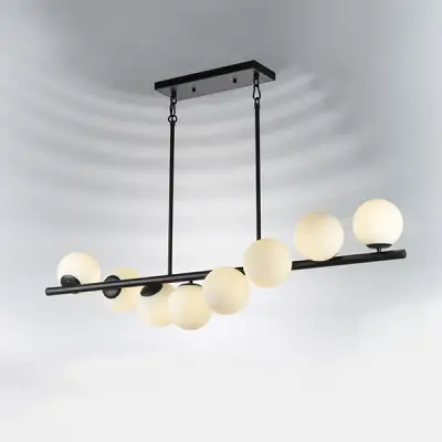 815187 Люстра CROCO 8х40W E14 ЧЕРНЫЙ МАТОВЫЙ Lightstar