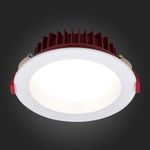 ST752.548.18 Св-к встр. Белый LED 1*18W 4000K 1 440Lm Ra80 100° IP44 D140xH52 100-240VV