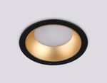 Светильник встраиваемый TN52334 SBK/SGD черный песок/золото песок GX53 max 12W D115*25