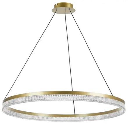 736181 Люстра ROTONDA 51W LED 2808LM 180G ЛАТУНЬ 3000K