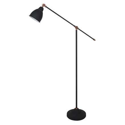 Торшер Arte Lamp BRACCIO A2054PN-1BK, 1хE27