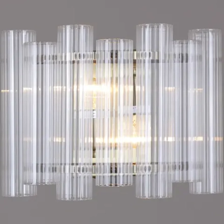 IL0686-2WSQ-24 AB LYRA светильник настенный ILLUMICO, E14х2