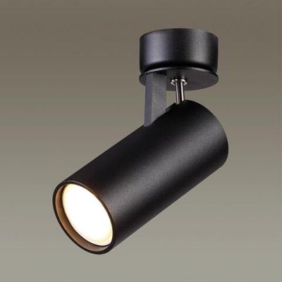 3872/1C HIGHTECH ODL19 405 черный Потолочный светильник GU10 1*50W 220V KIKO